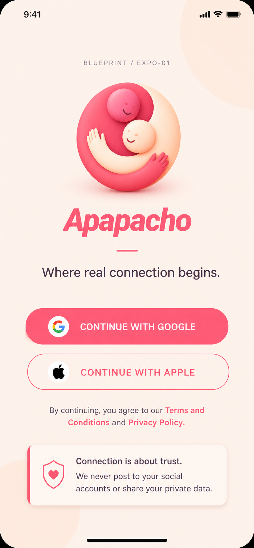Apapacho — Where real connection begins.
